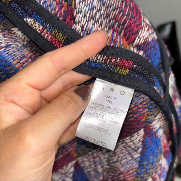 IRO Malhi Frayed Boucle Jacquard Jacket - Picture 9 of 9